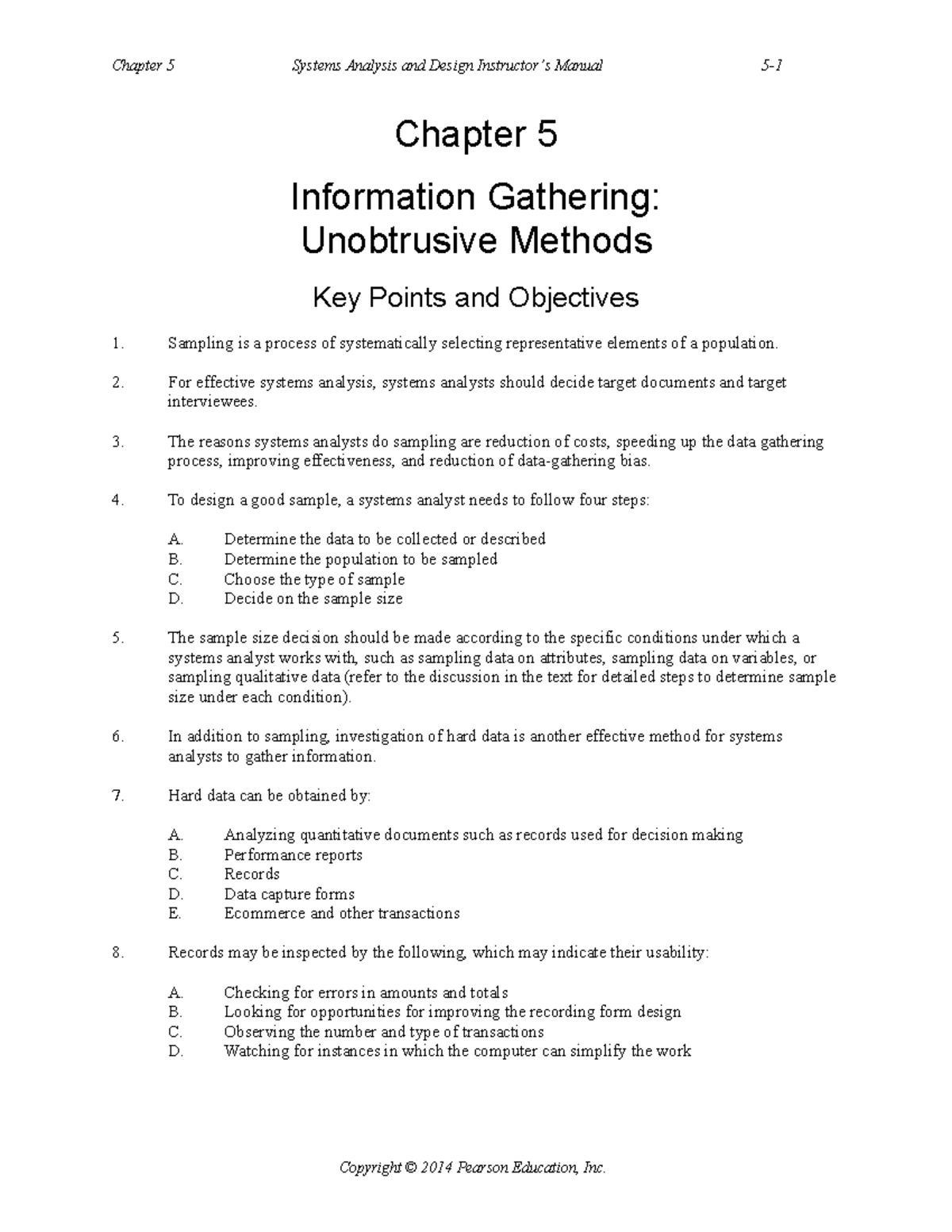 Scribd - sasa - Chapter 5 Systems Analysis and Design Instructor’s ...