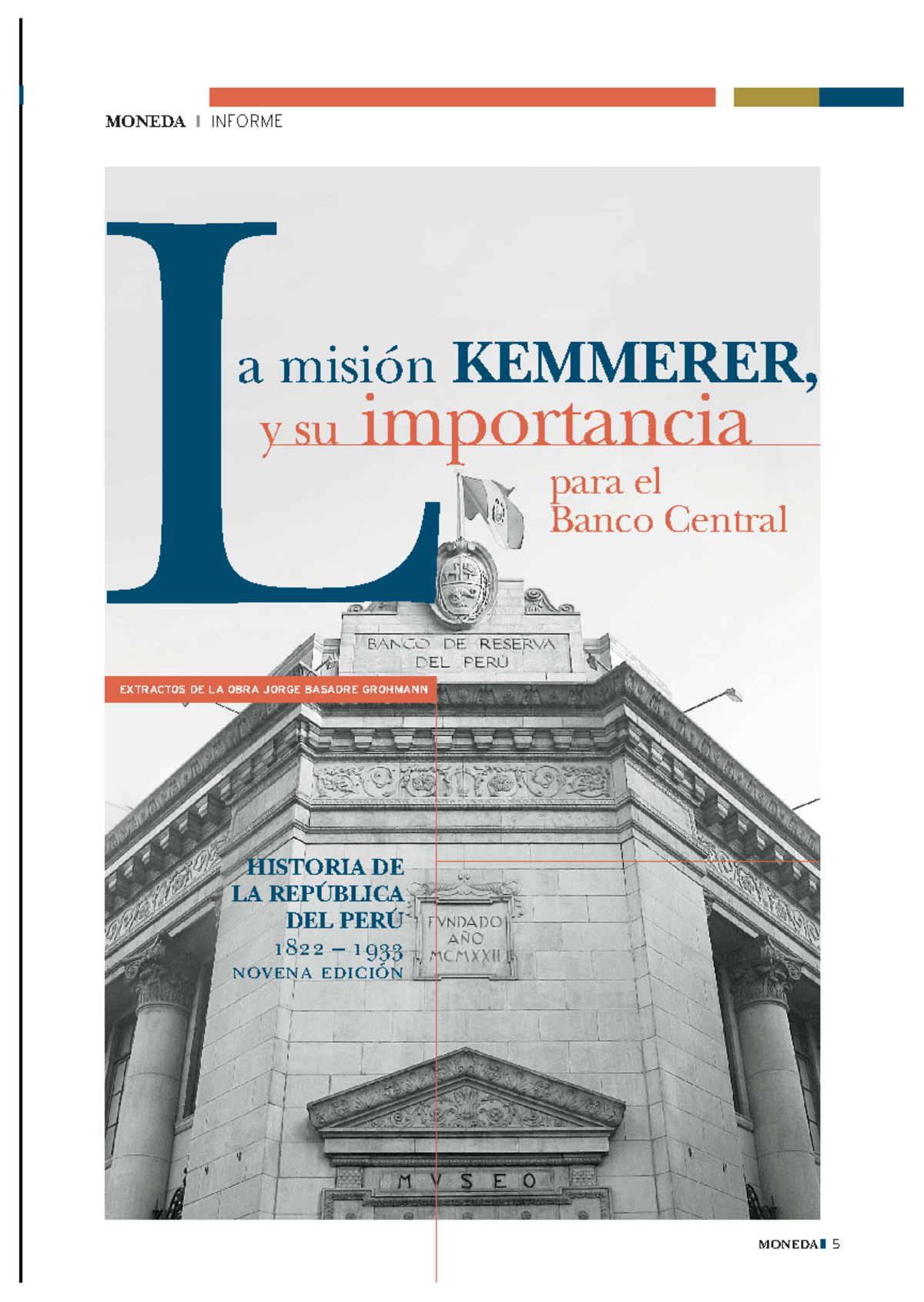 Mission Kemmerer RevistaMoneda EXTRACTOS DE LA OBRA BASADRE