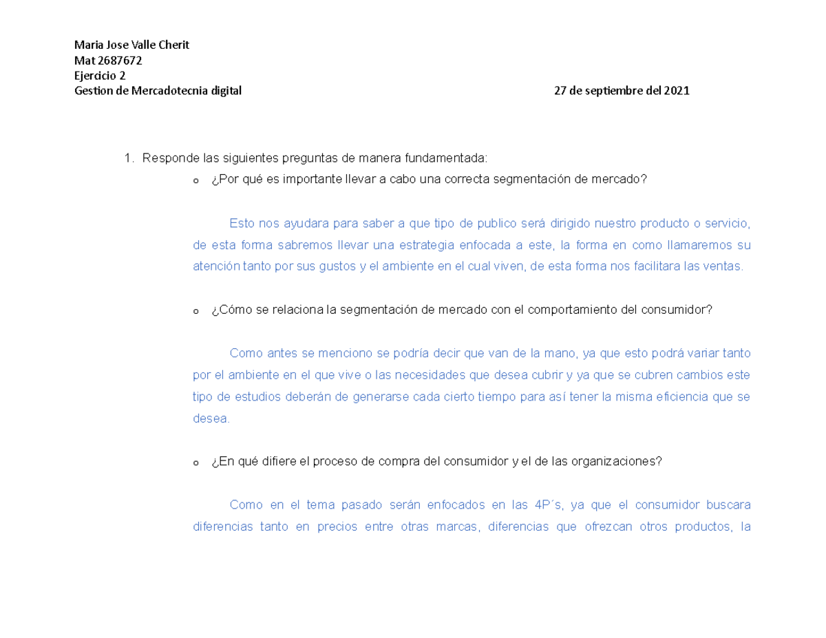 Actividad 2 Gestion De Mercadotecnia Digital www.studocu.com
