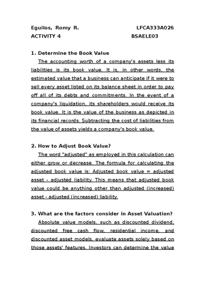 CAE05 Act#2 - Assignment - Eguilos,Activity 2 Romy R. BSA - OLCA311N ...