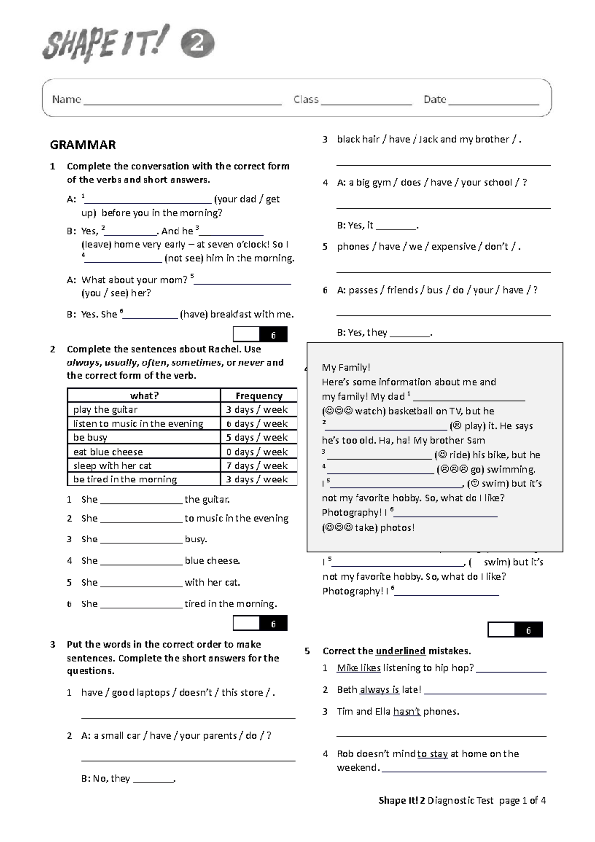 Unlock Your Grammar Potential – Pre- and Post-Tests for Mastering the Language