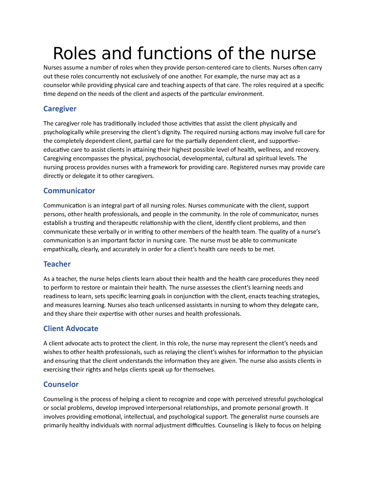 roles-and-functions-of-the-nurse-roles-and-functions-of-the-nurse