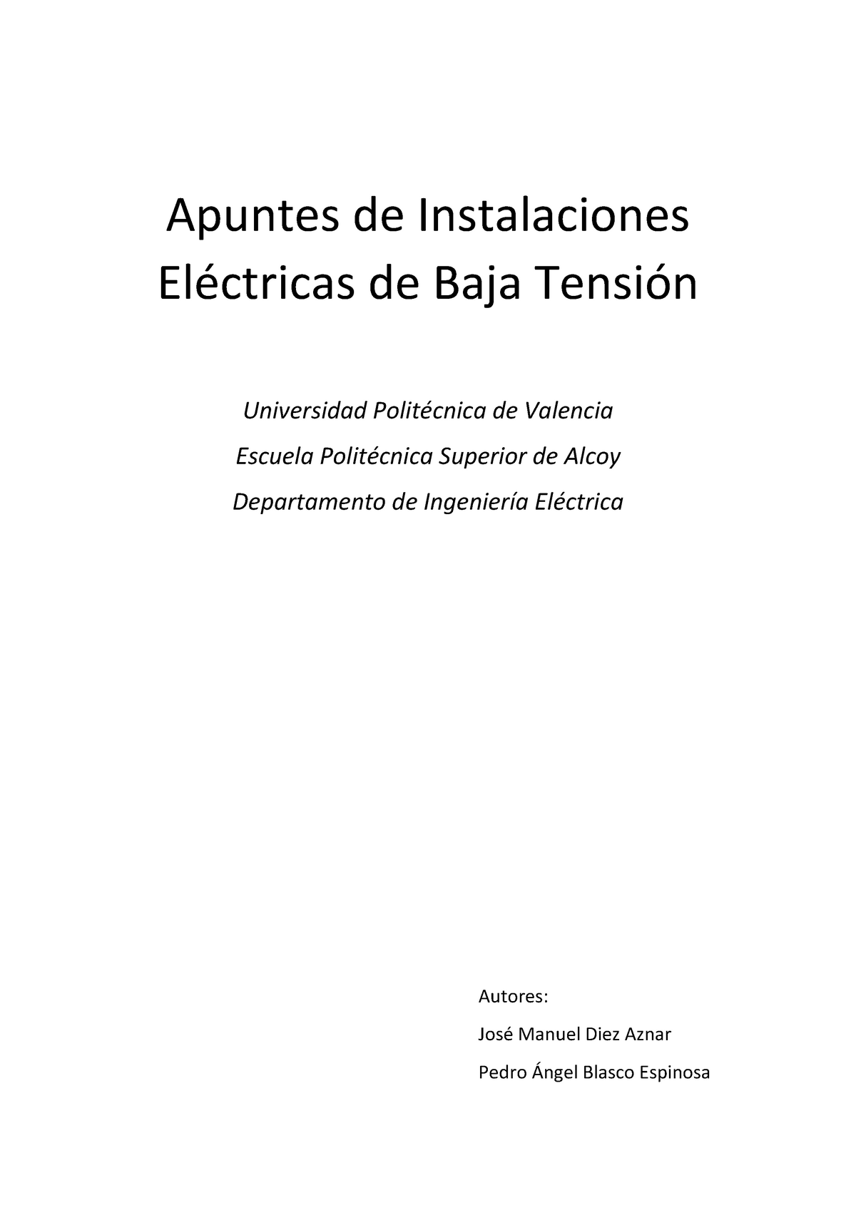 Apuntes De Instalaciones Electricas De BT - Apuntes De Instalaciones ...