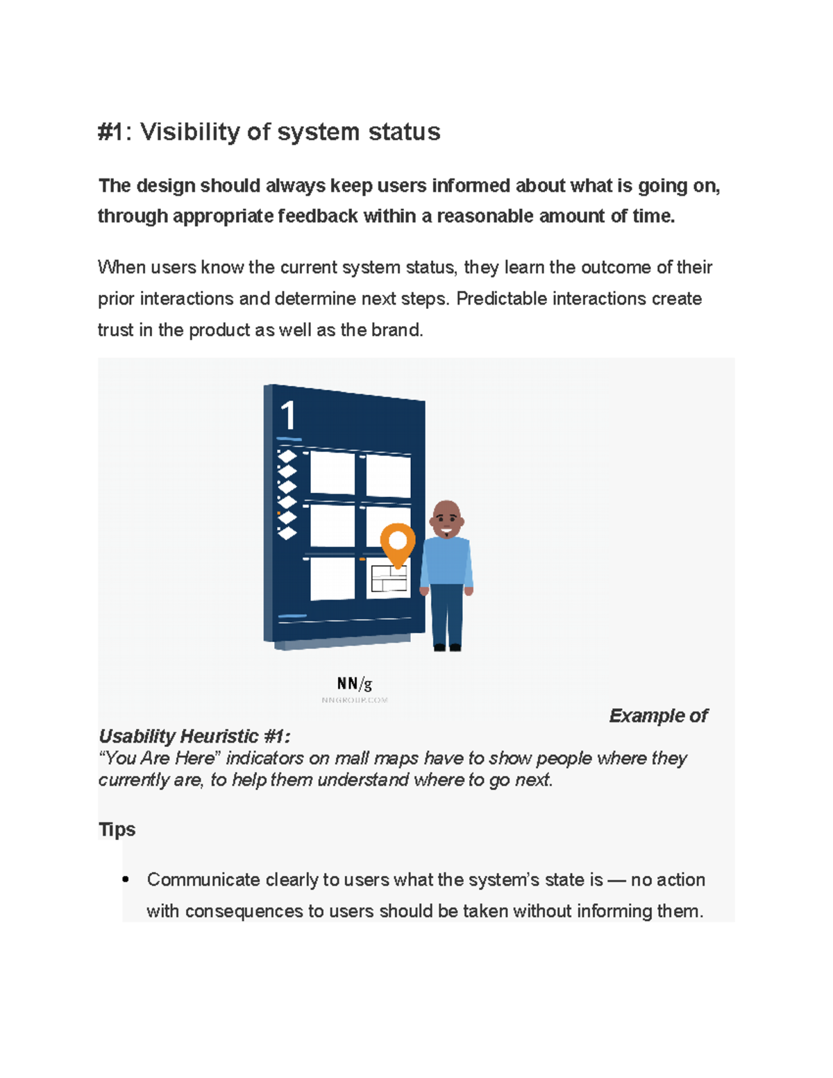 Ten Usability Heuristics By Jakob Nielsen - #1: Visibility Of System ...