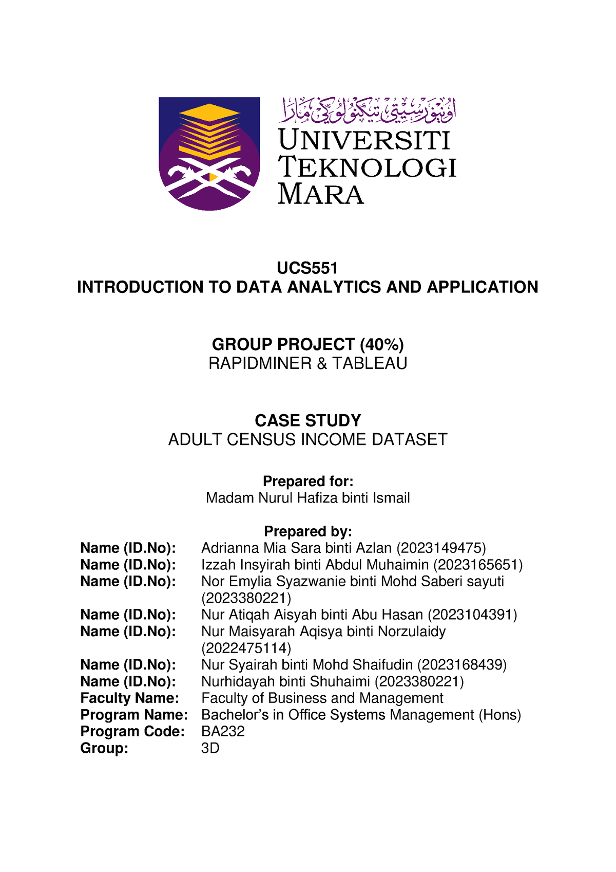 ucs551 group assignment