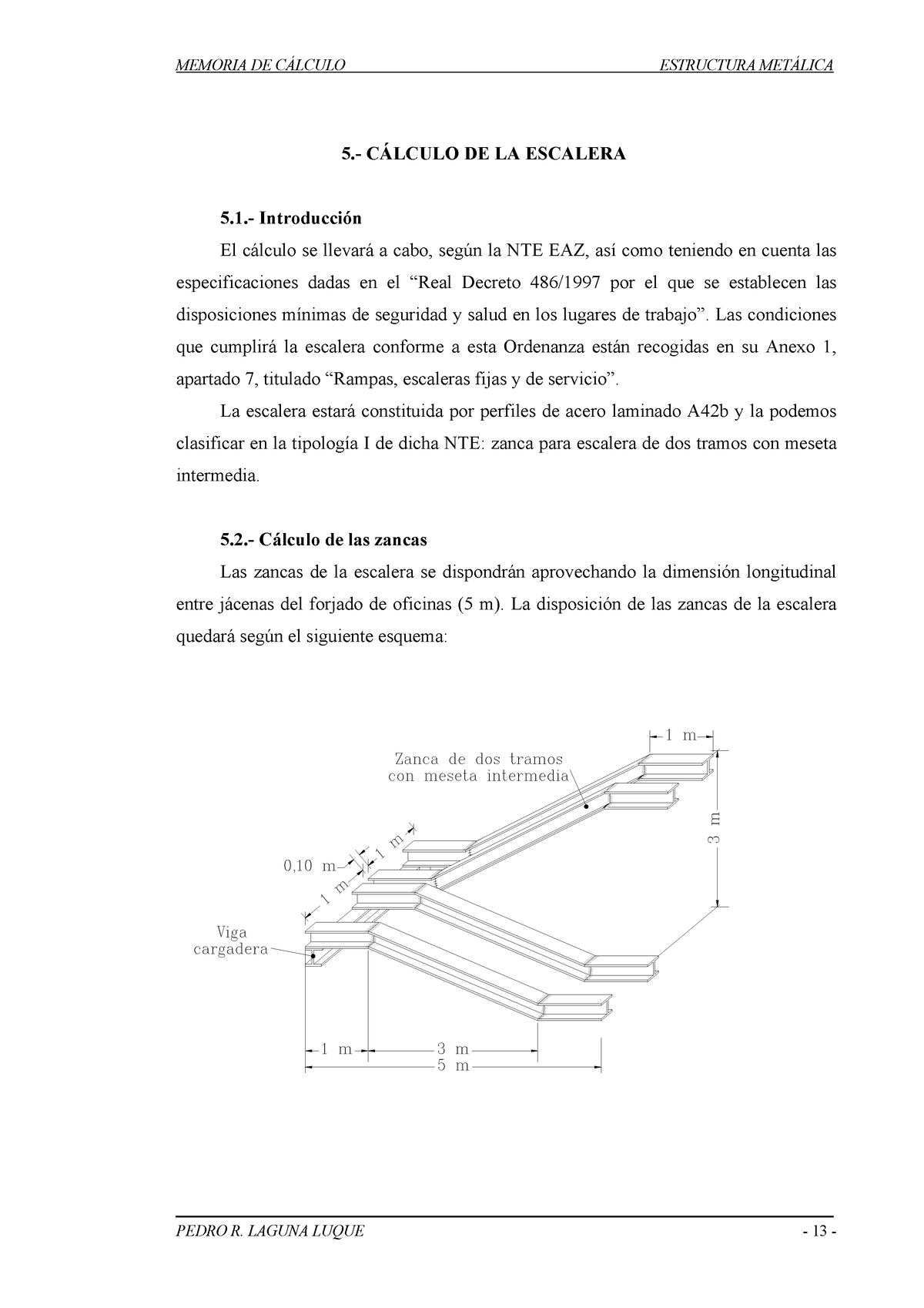 Scribd - Estructura Metálica - 5.- C¡LCULO DE LA ESCALERA 5 ...