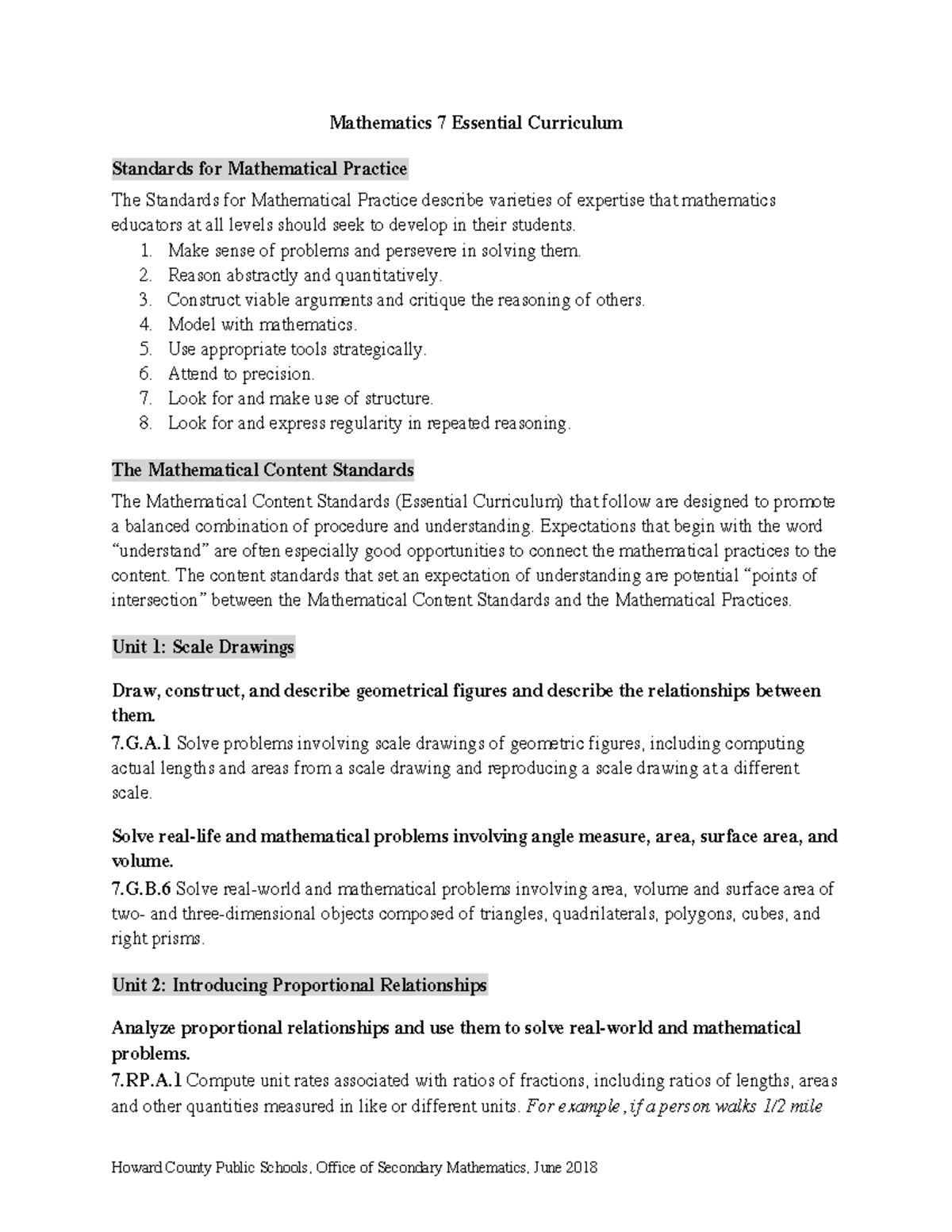 Mathematics-seven-curriculum - Mathematics 7 Essential Curriculum ...