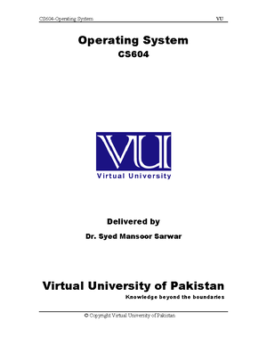 CS302 Mcqs Mid Term By Vu Topper RM - CS-302 Digital & Logical Design ...