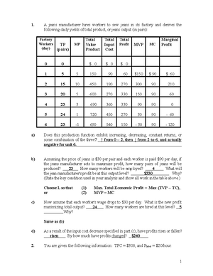 Quiz 1 May 2020, questions and answers - ECON 1150 -Principles of ...