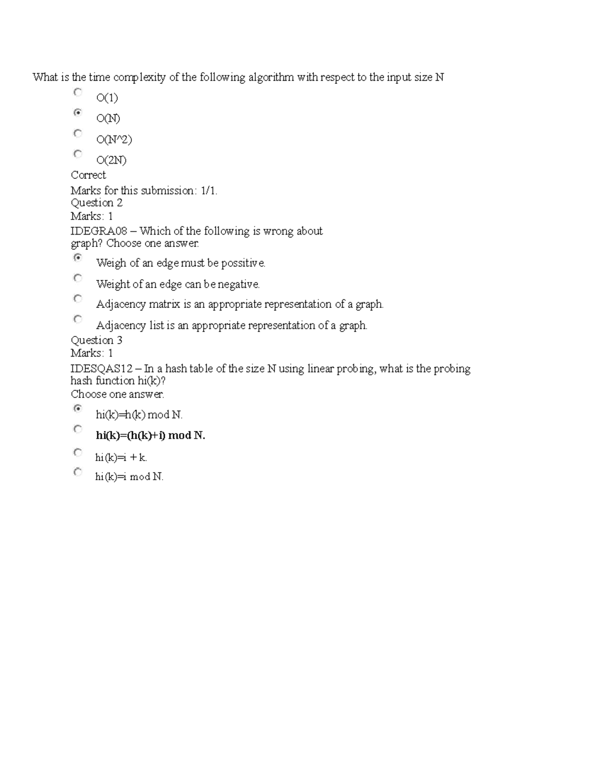 DSA-Multiple-Choice - Here's the question bank! Good luck! - What is ...