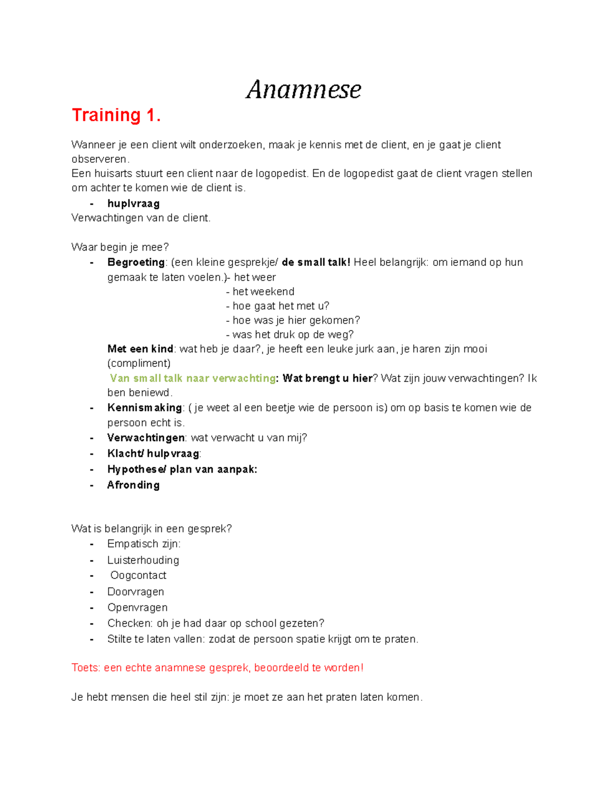 Medische Anamnese lijst voor personal trainers » BlackBoxFitness