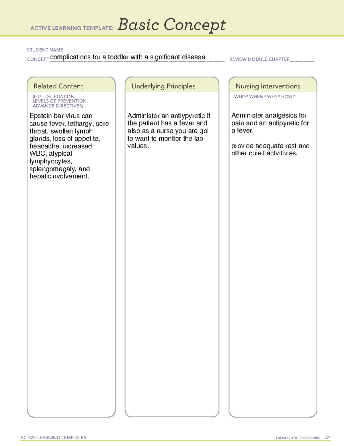 Practice A template 31 - ACTIVE LEARNING TEMPLATES THERAPEUTIC ...