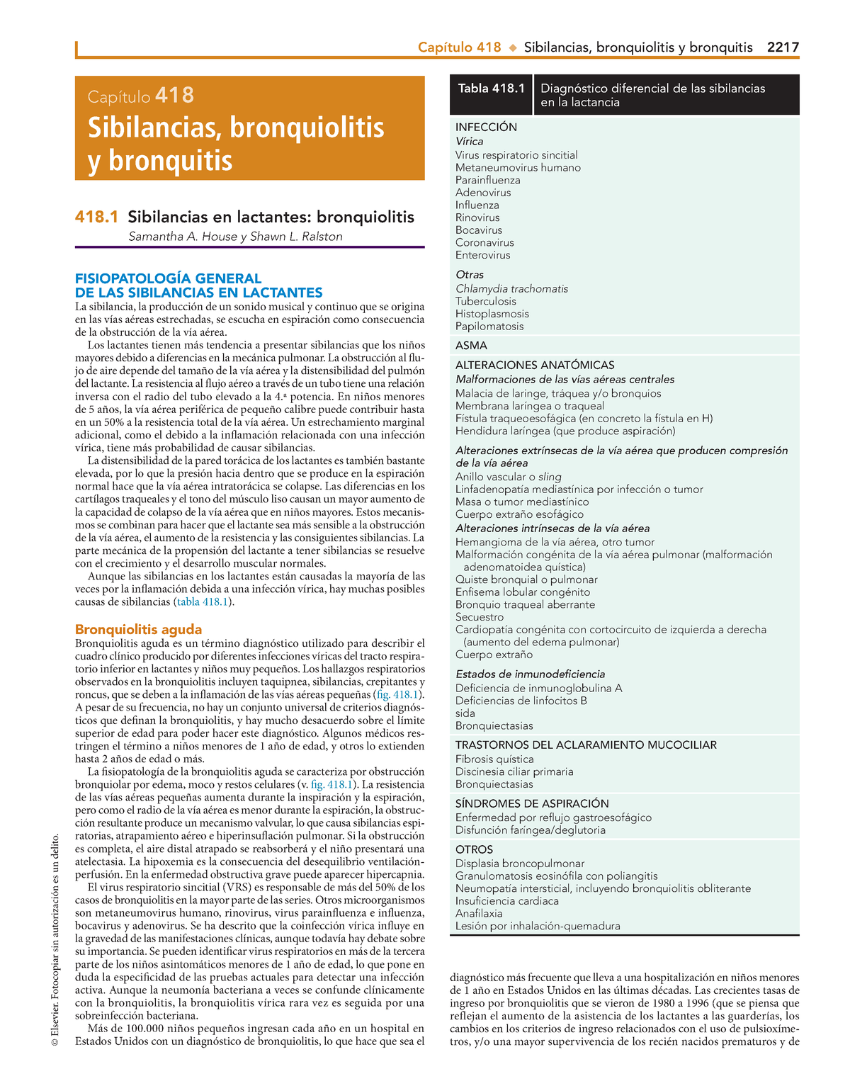 Bronquiolitis Pediatria Ll Unicah Studocu