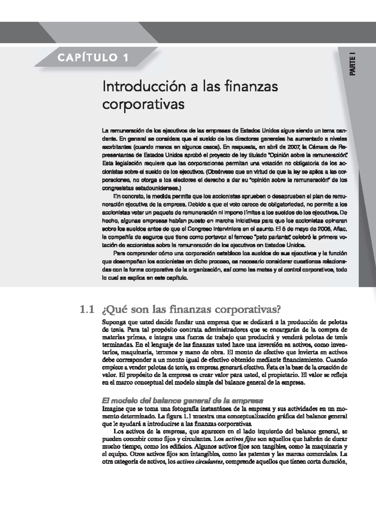 Introduccion a las finanzas corporativas - Analisis e interpretacion de ...
