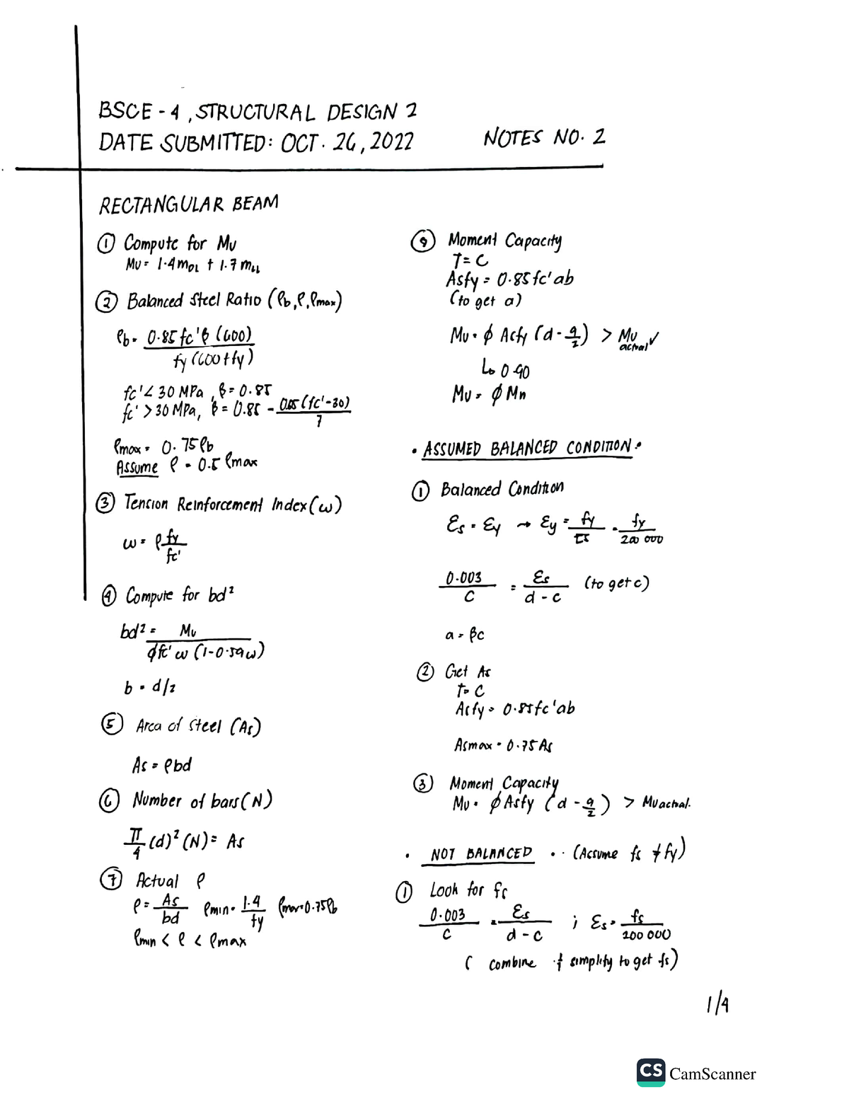 RCD Notes 2 - Structural Design 2 - Reinforced Concrete Design - Studocu