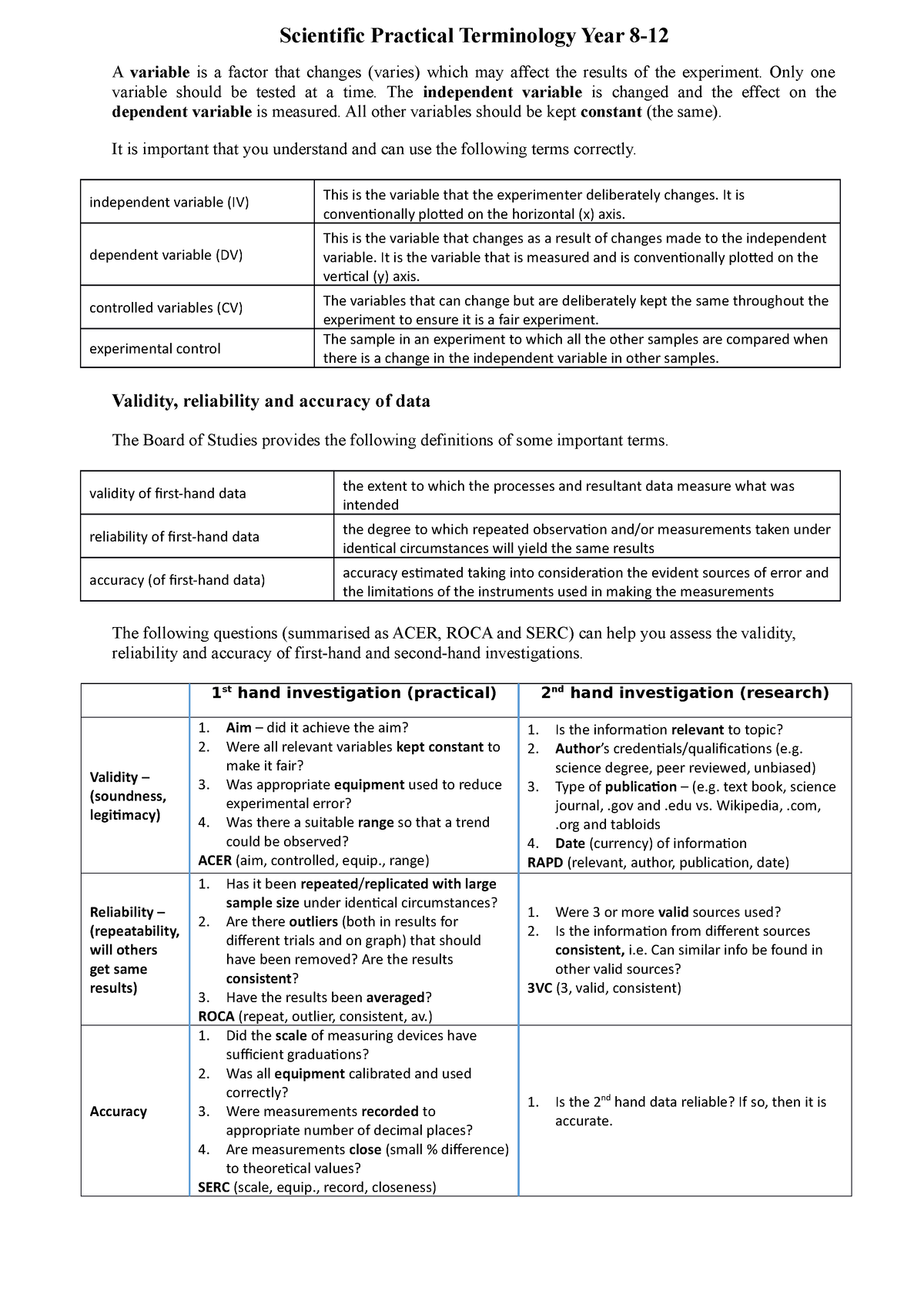 validity-reliability-and-accuracy-scientific-practical-terminology