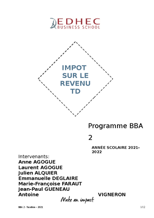 Fiche Taxa Cours Is V Fiche Taxation Impot Sur Les Societe Calcul De Limpot Sur Les Soci T S