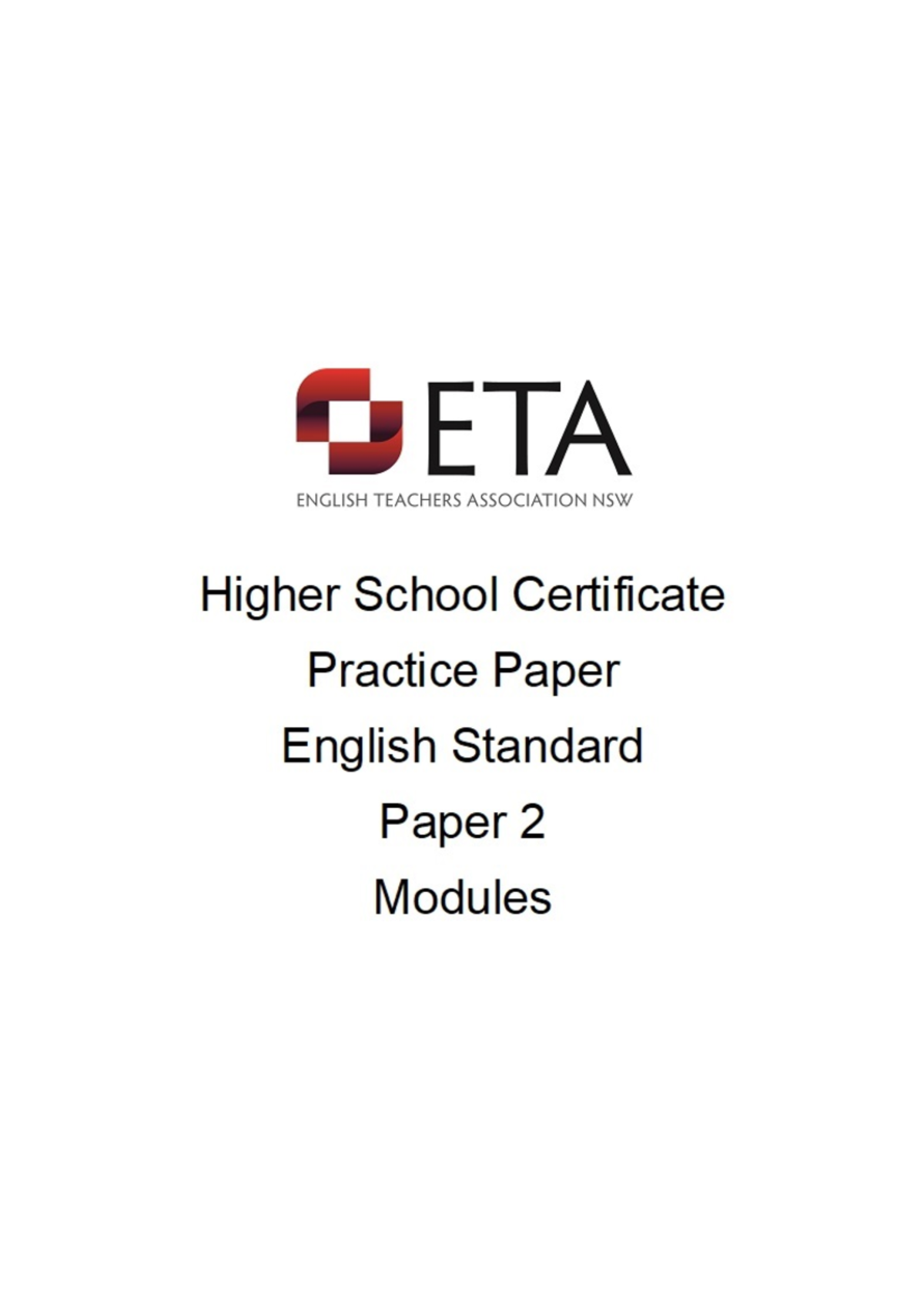 2019 Standard paper 2 121221 1 Higher School Certificate Practice