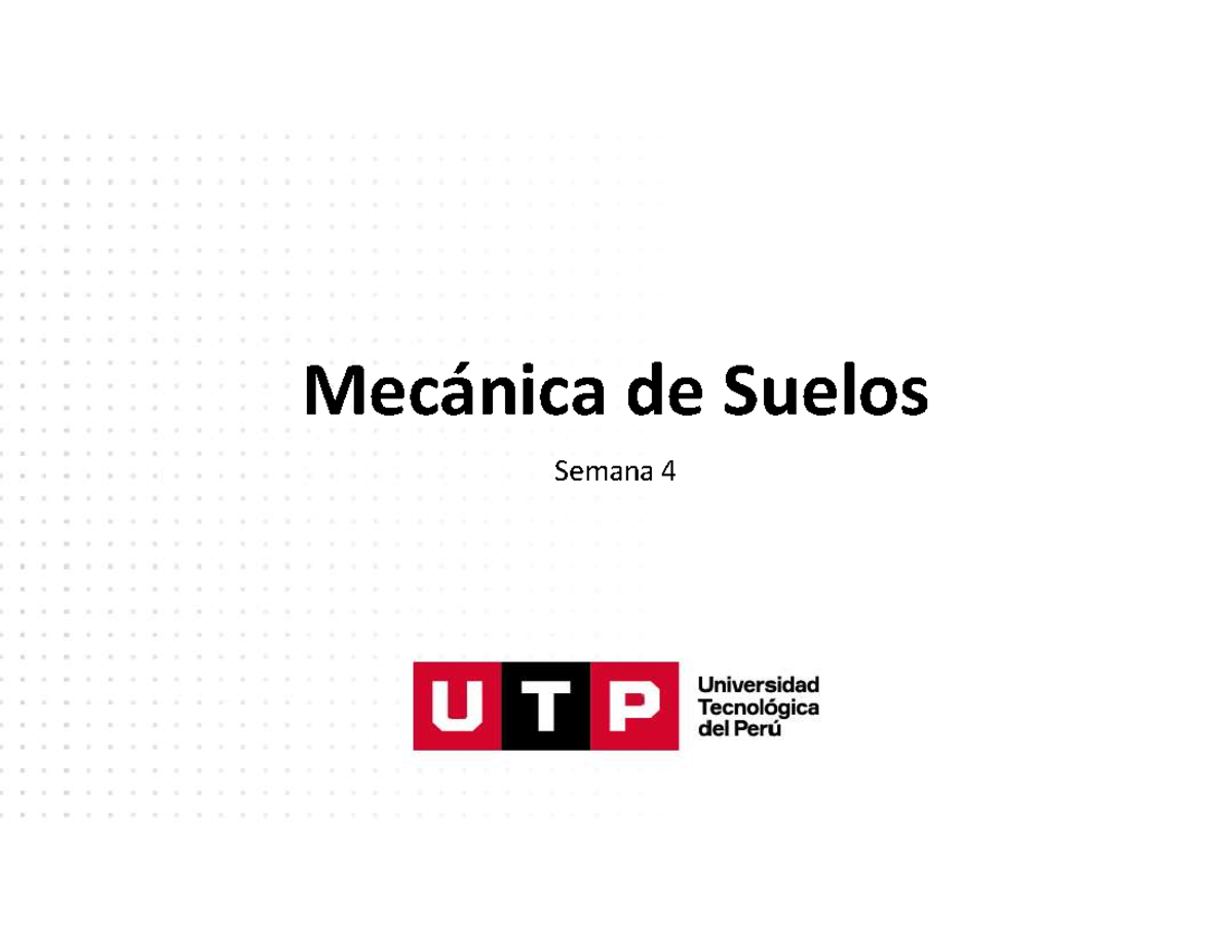 S04 s1 Material de clases - Mecánica de Suelos Semana 4 Composición ...