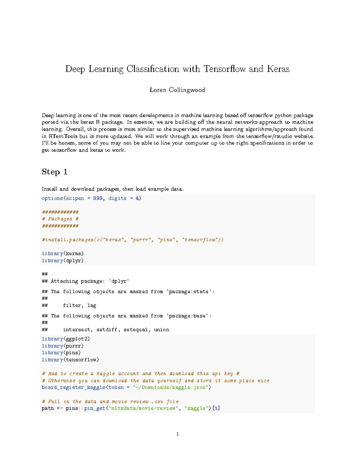 Week7 - Grade A+ - Deep Learning Classification with Tensorflow and ...