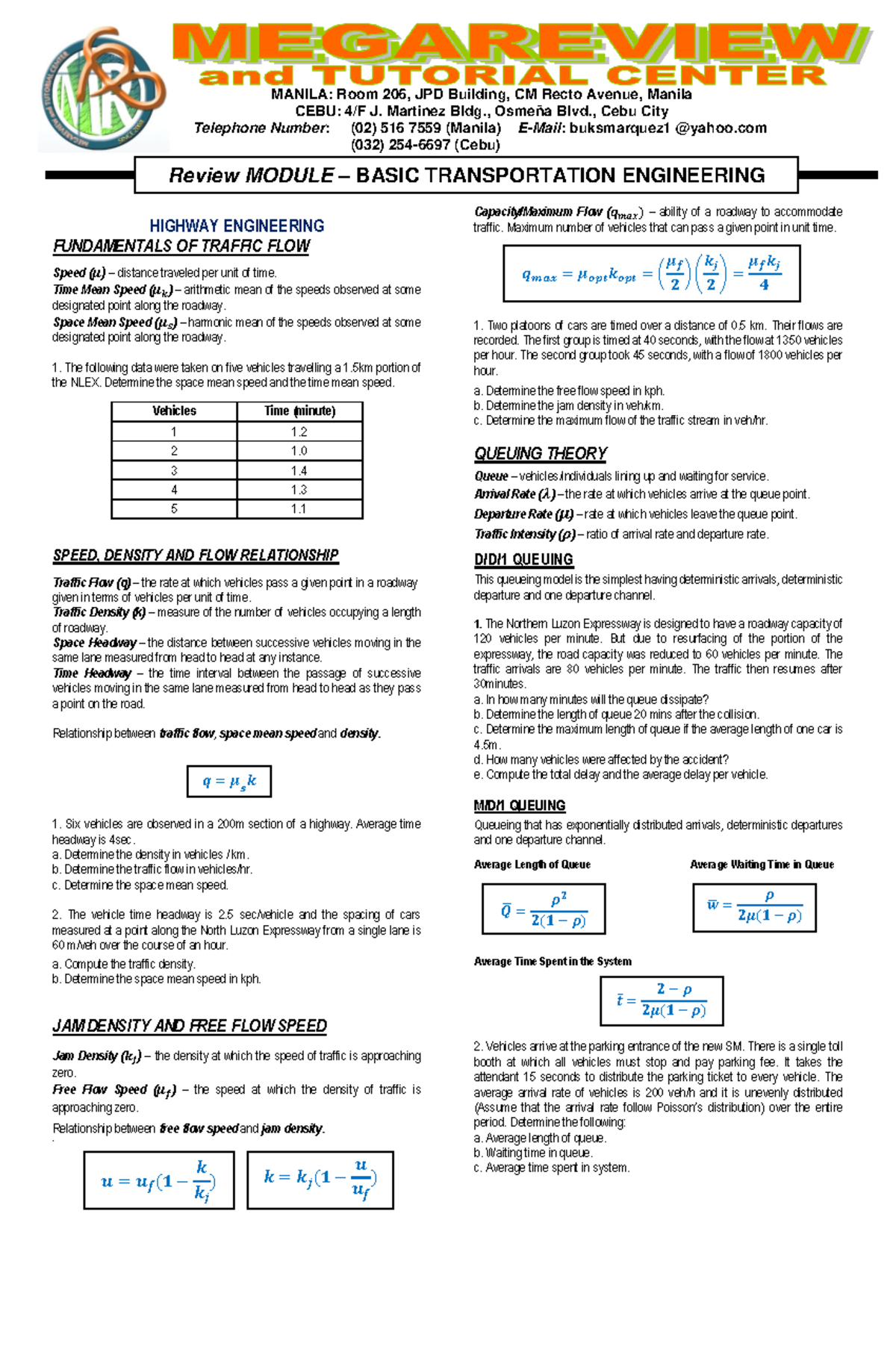 602179054 Review Module 14 Basic Transportation Engineering Part 1 ...
