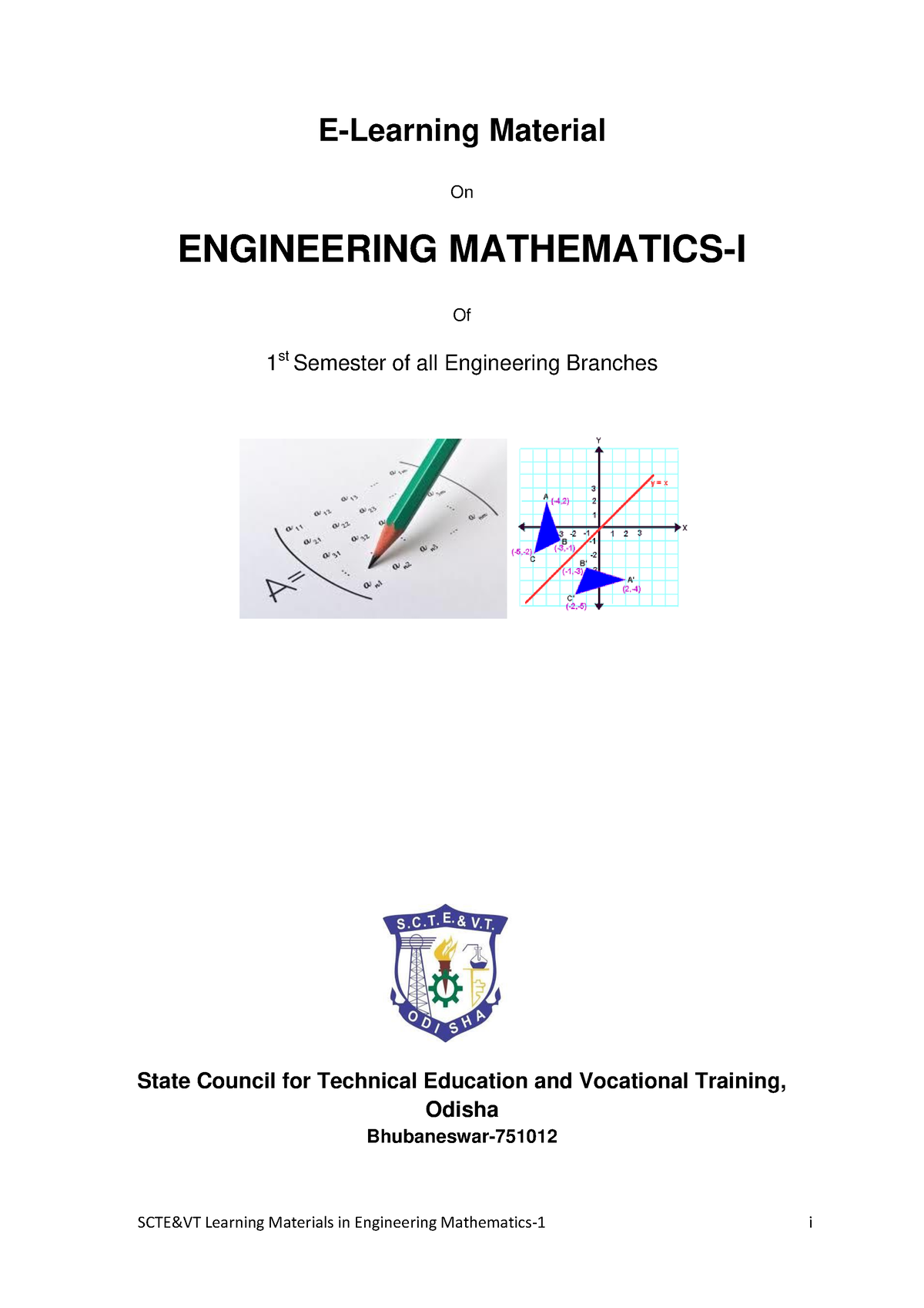 Engineering MATH 1 1st Sem LM - SCTE&VT Learning Materials In ...