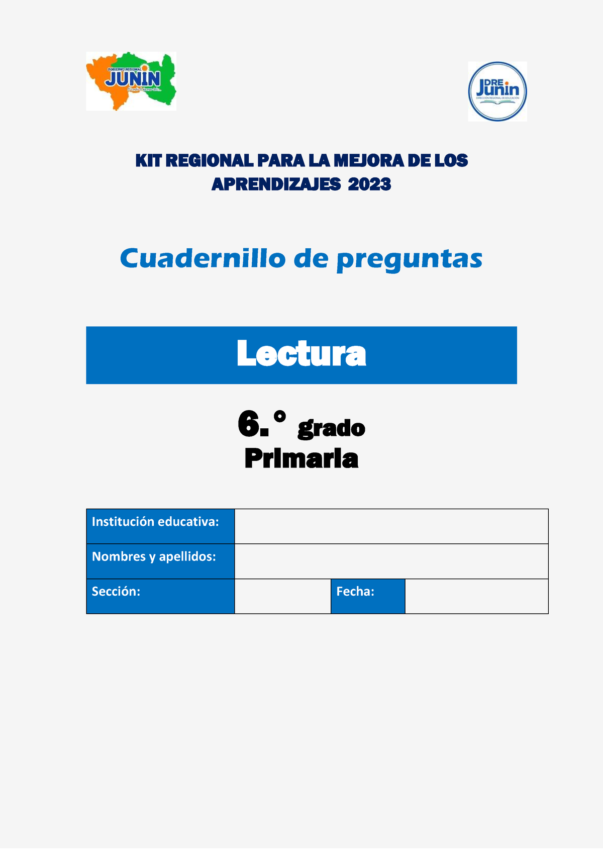 Cartillas De Prueba De Lectura