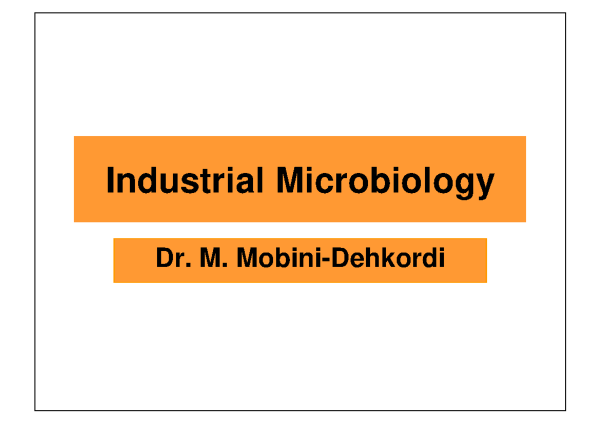 Industrial Microbiology text booj Indundustrial Microbstrial