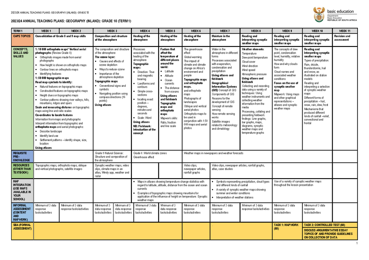 1.380 ATP 202324 Gr 10 Geo final 2023/24 ANNUAL TEACHING PLANS