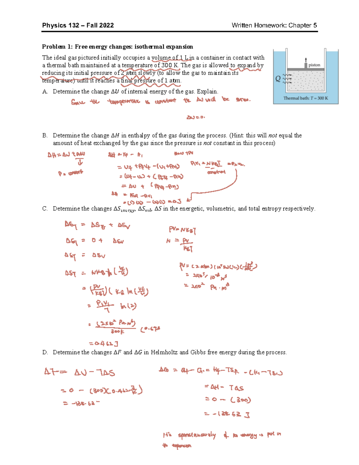 physics chapter 5 homework