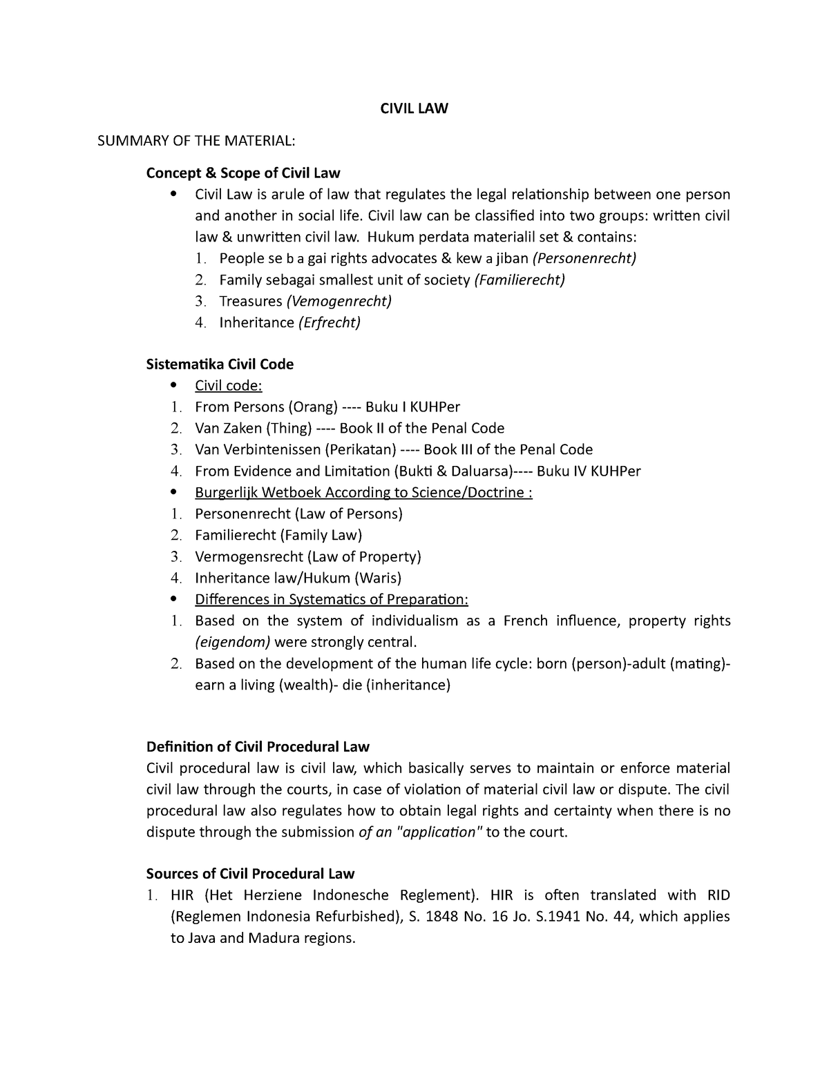 civil-law-civil-law-summary-of-the-material-concept-scope-of-civil