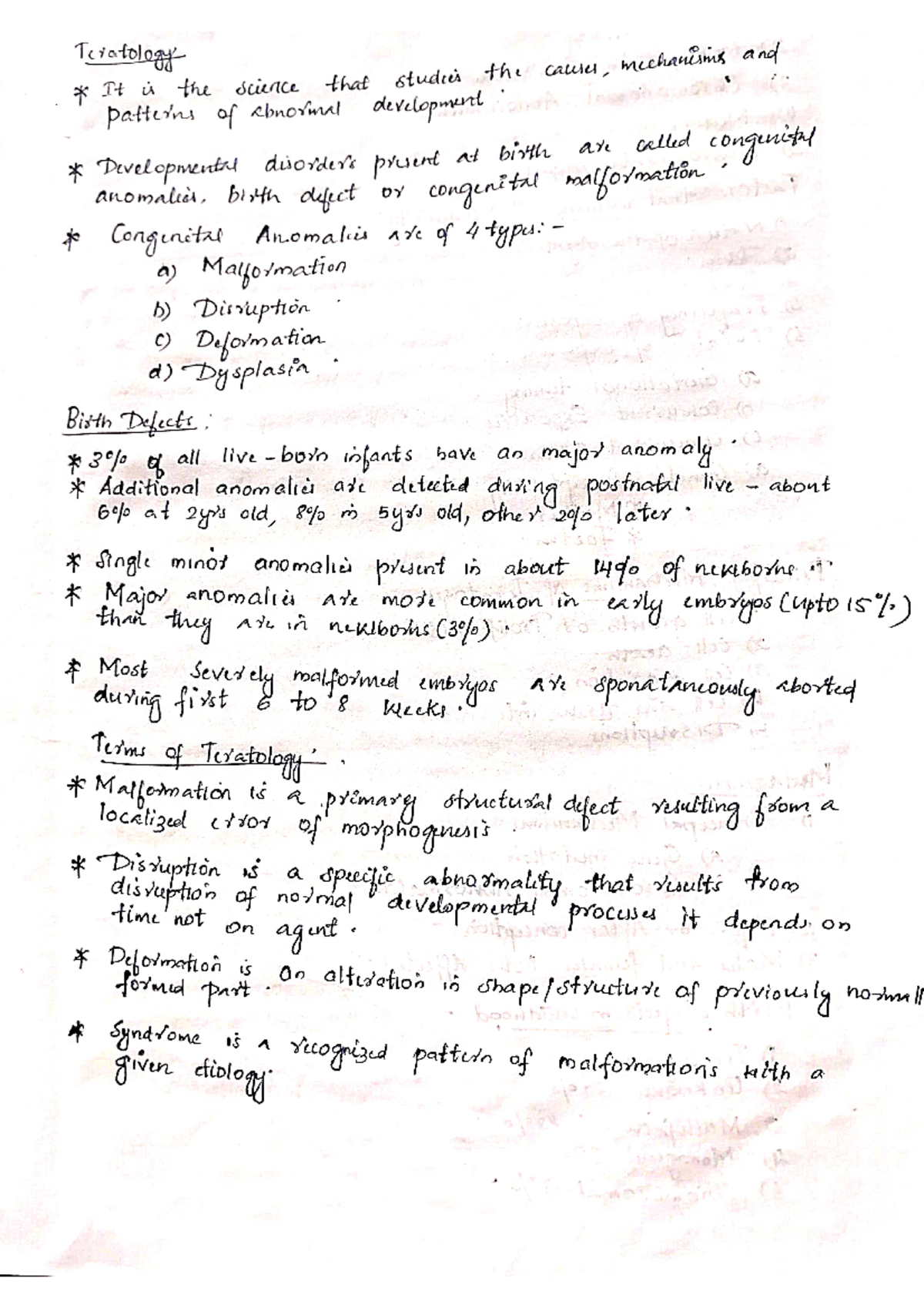 Drug induced birth defects Doctor of Pharmacy Studocu