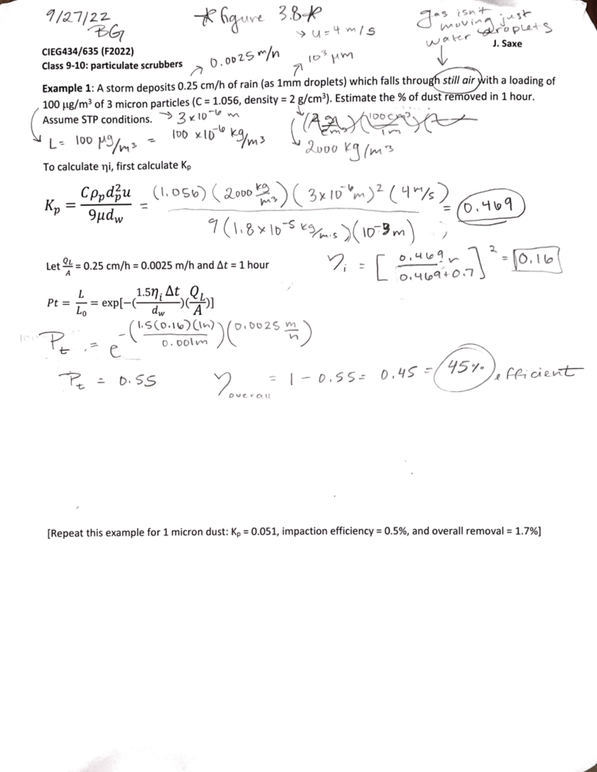 Particulate scrubber practice problems - CIEG434 - Studocu