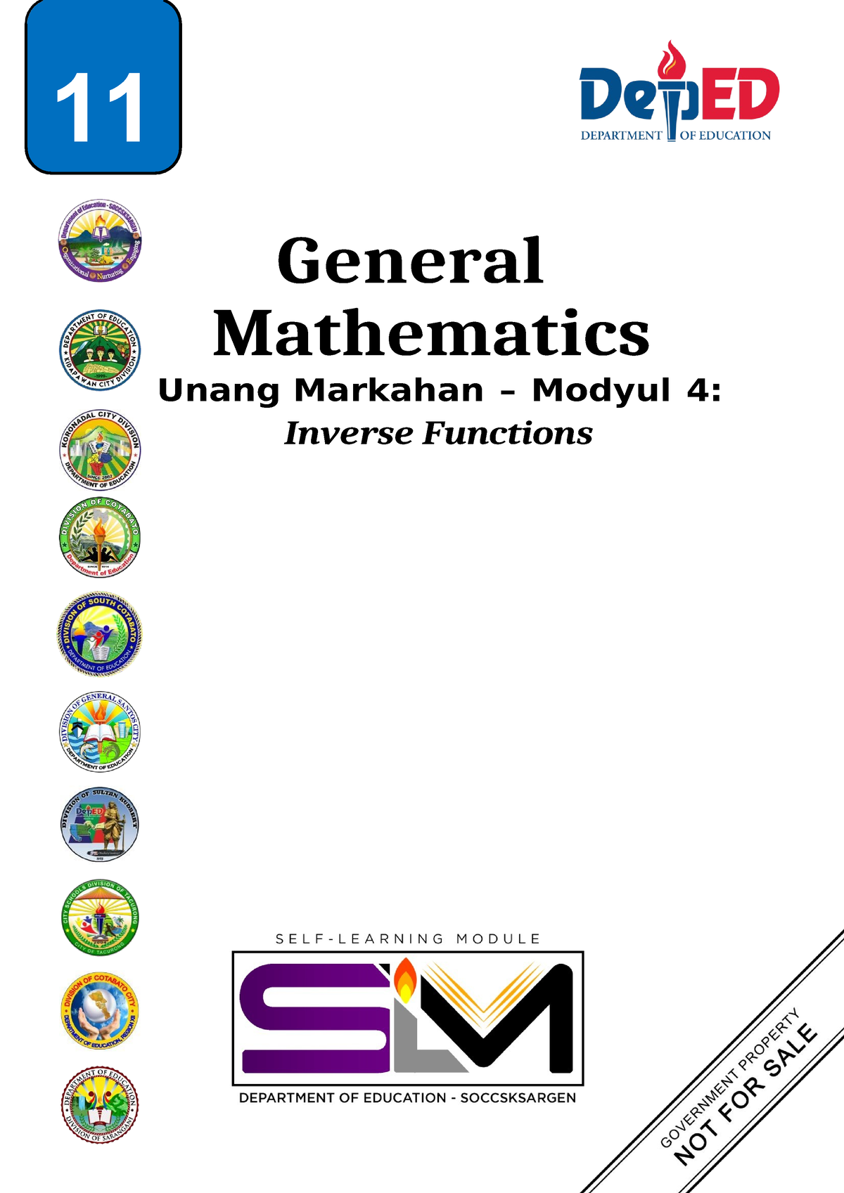 M11GM-Q1Module 4- Finaaaal - 11 General Mathematics Unang Markahan ...