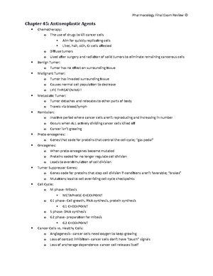 Pharmacology Exam 1 Review Notes - CHAPTER 1: PHARMACOLOGY INTRODUCTION ...