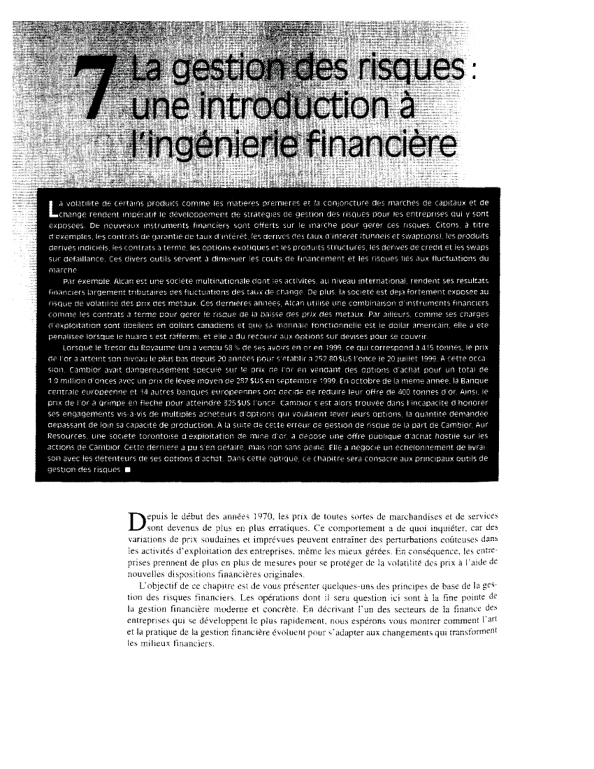 Chapitre 7 La Gestion Des Risques Une Introduction à L Ingénierie ...