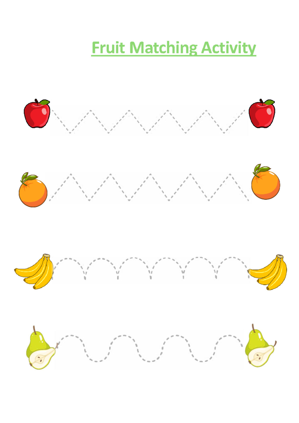 PPR fruit matching - Ppr - EPEC412 - Fruit Matching Activity Fruit ...