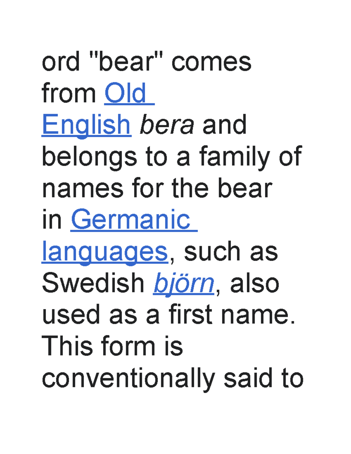 etymology-is-semantically-plausible-ord-bear-comes-from-old-english