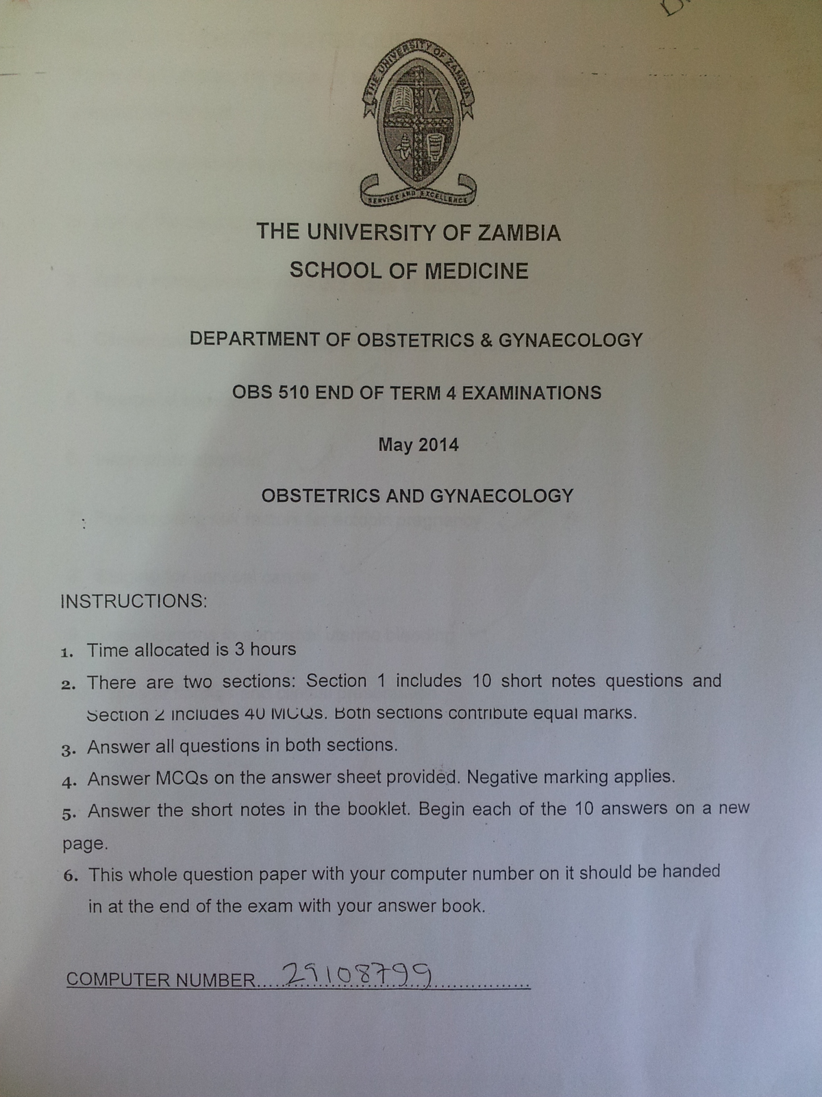 Obs term 4 - obstetrics and gynecology practice questions - Studocu