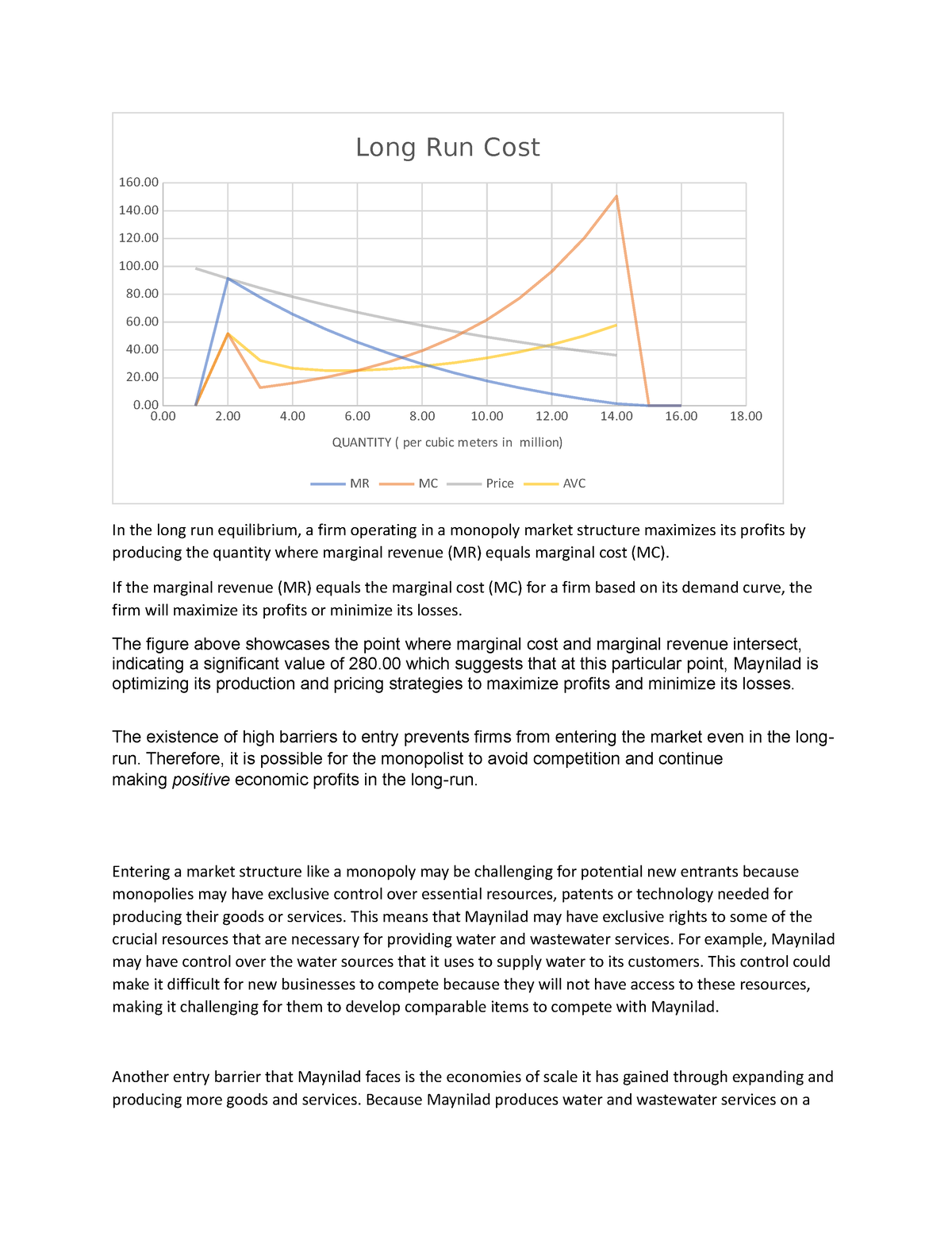 Long-run-cost - Economics - 0 2 4 6 8 10 12 14 16 18. 0. 20. 40. 60. 80 ...