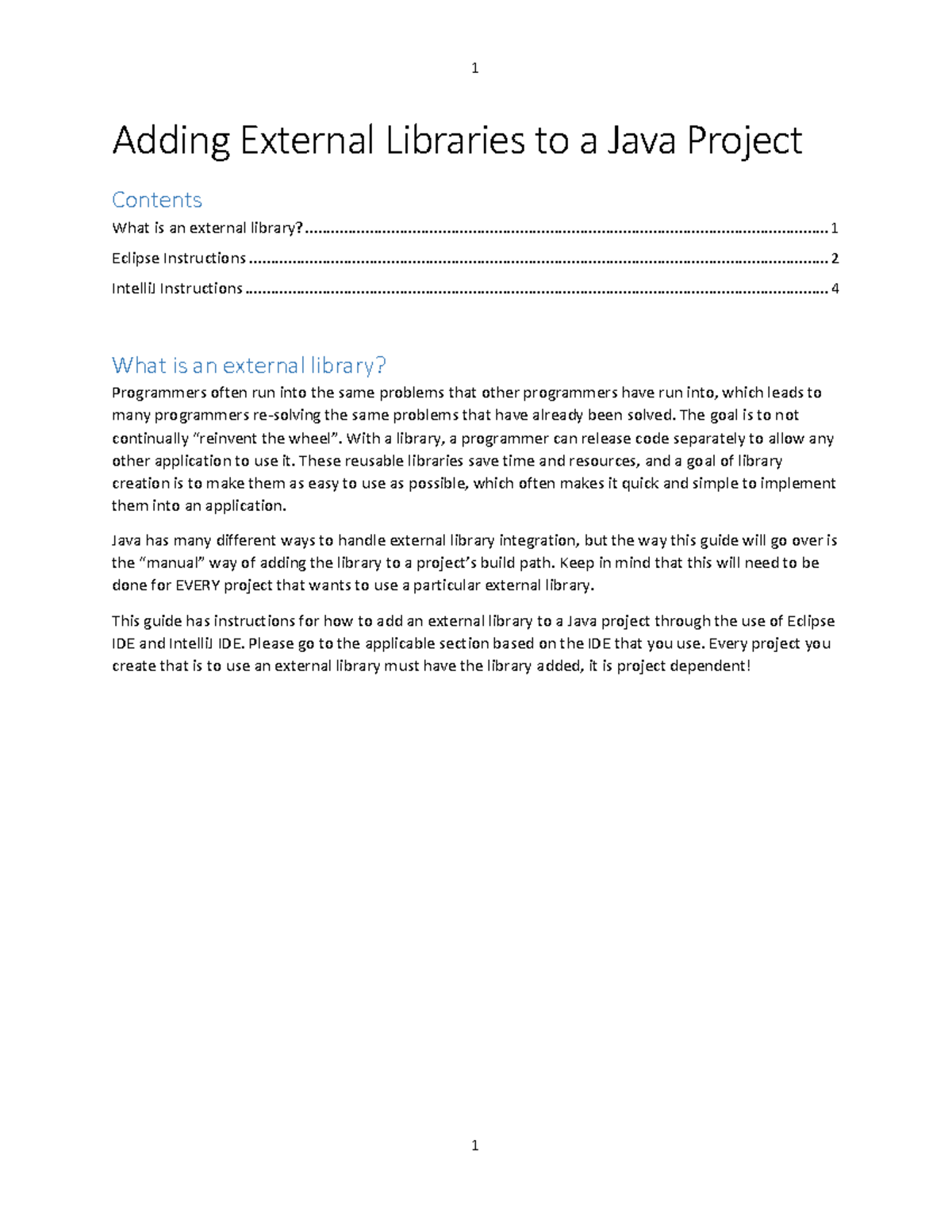 adding-external-libraries-to-a-java-project-studocu