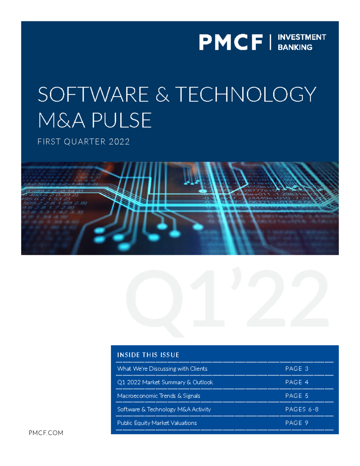 PMCF Pulse Software Technology 2022 Q1 - Q1’ ####### PMCF SOFTWARE ...