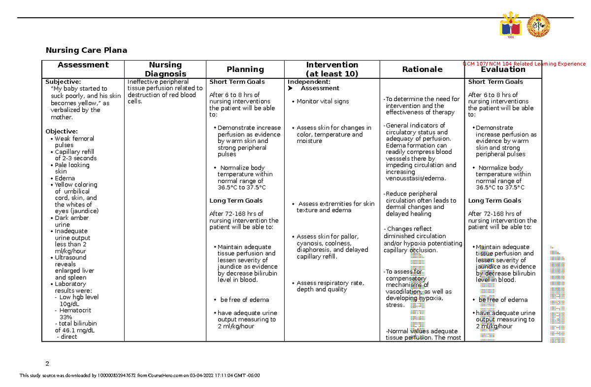 hdn-ncp-case-pres-ineffective-peripheral-tissue-perfusion-nursing