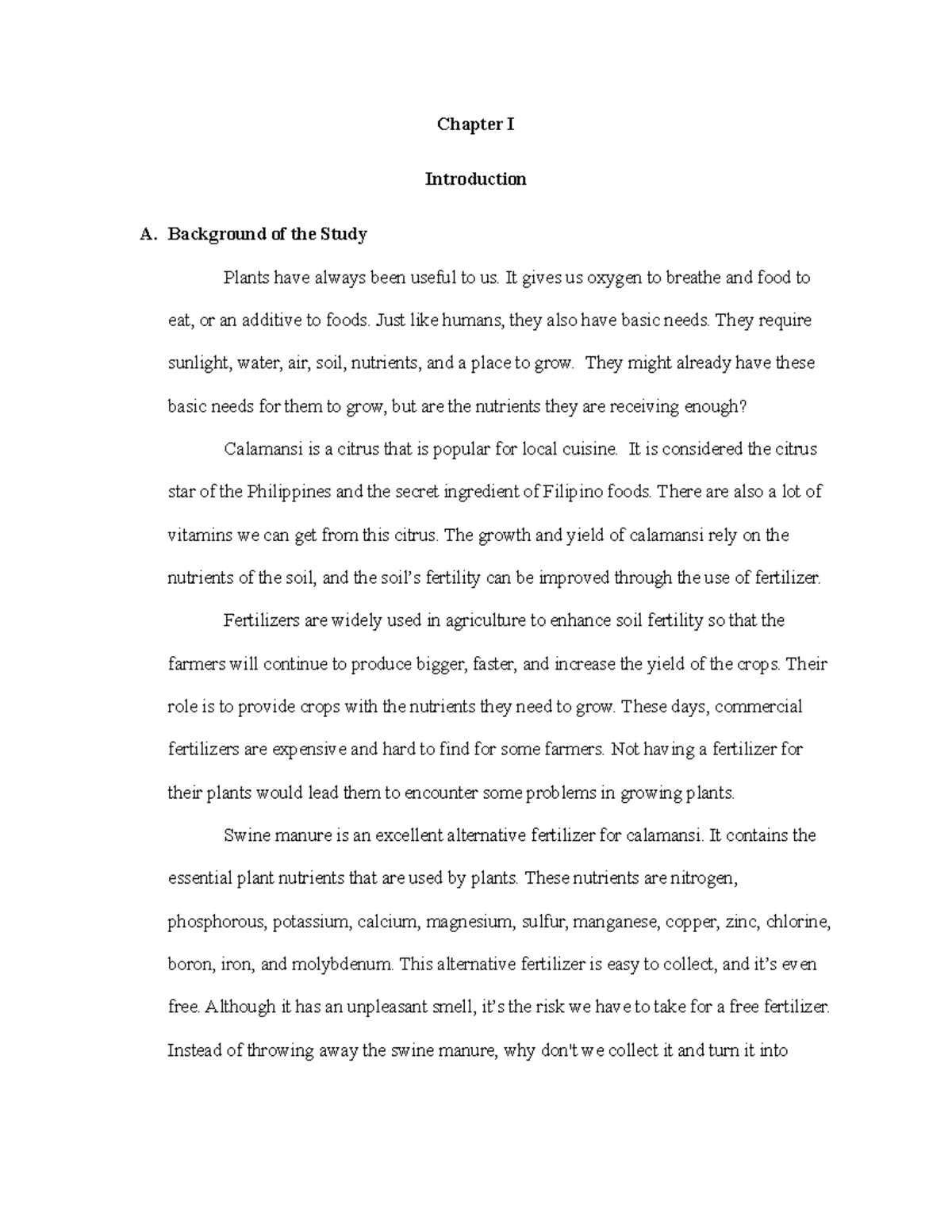 Chapter I introduction research - Chapter I Introduction A. Background ...