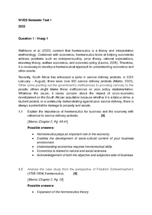 WVES222 Pvmec 2022 - Prof M Rathbone - WVES 222 EC UNDERSTANDING THE ...