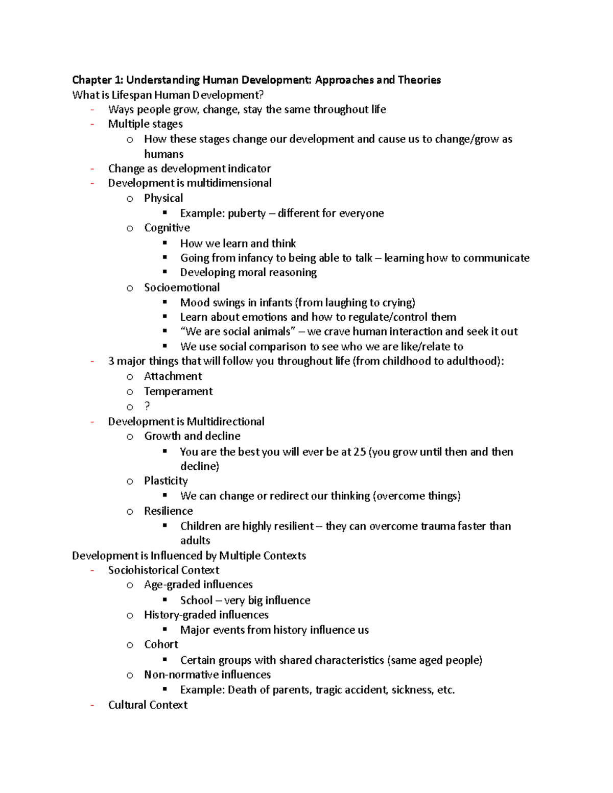 Lifespan Development Psychology- Chapter 1 - Chapter 1: Understanding ...