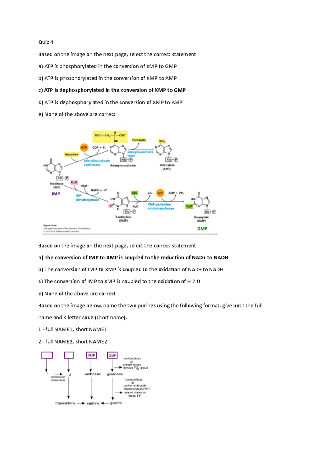 quiz 4 answers