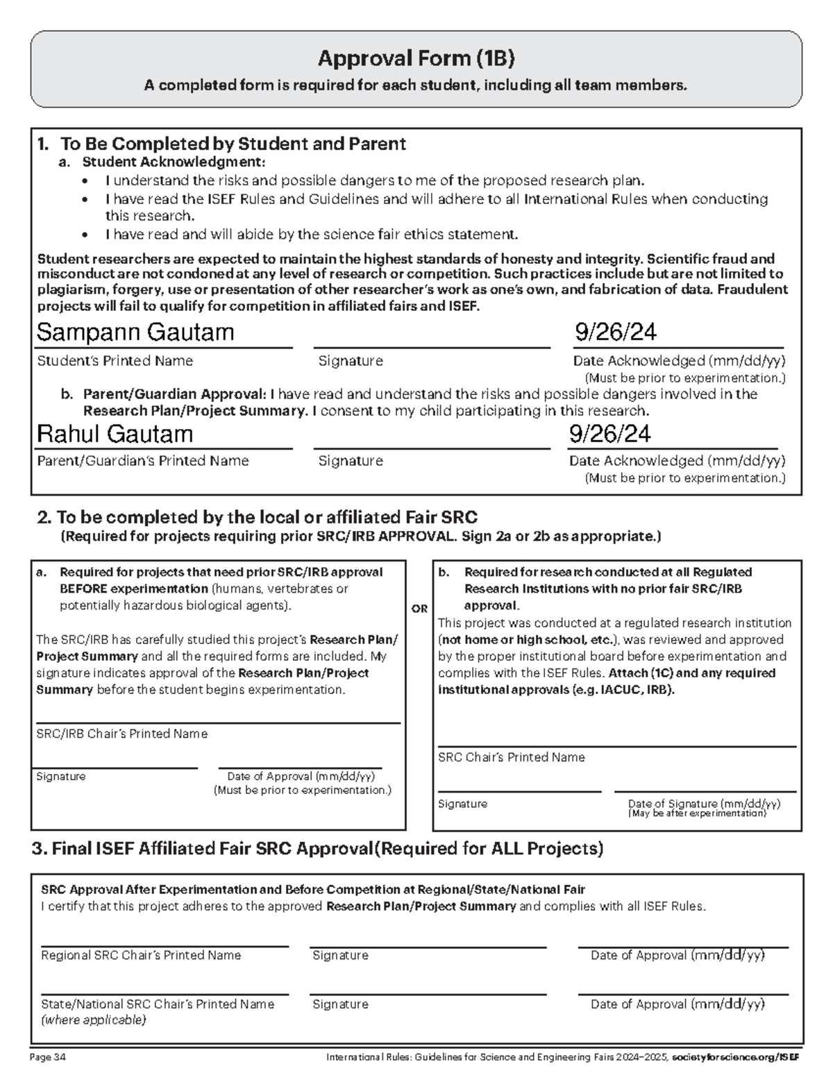 1B-Approval-Form - Sciece fair documents - Page 34 International Rules ...