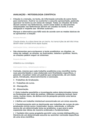 Atividade Teleaula III - • Analise As Afirmações. I. A Estrutura De Um ...