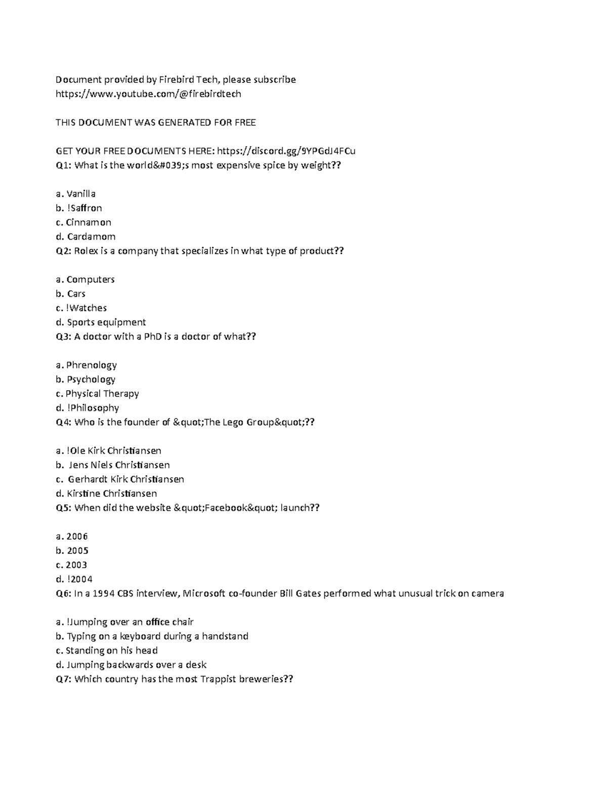 BOCL Notes 4 - aaaaaa - Document provided by Firebird Tech, please ...